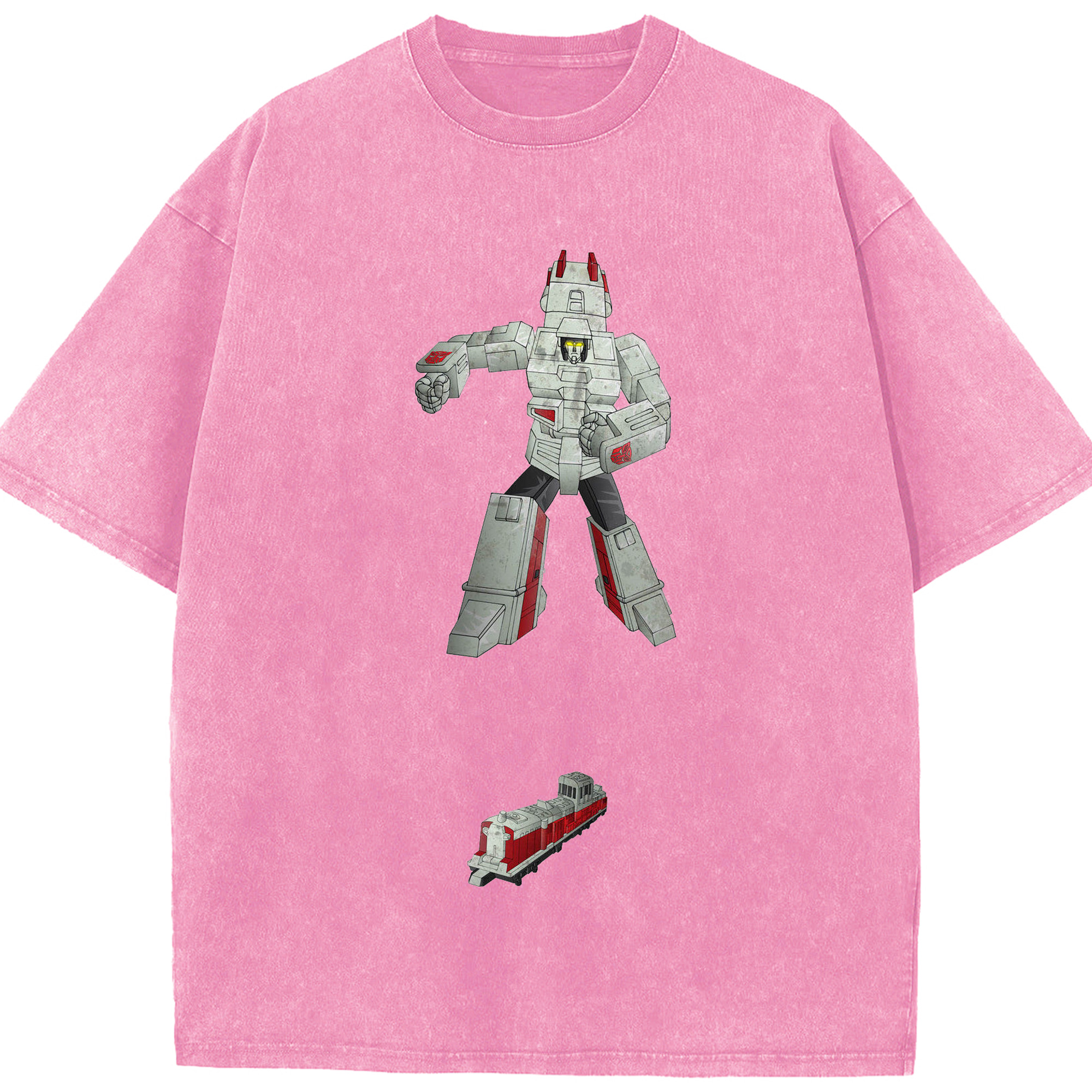 （画像用）  綿100% ヴィンテージ風 半袖Tシャツ（フロントプリント）